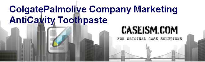 colgate palmolive case study solution